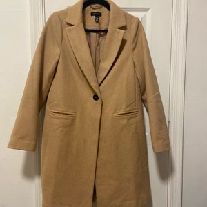 Camel Long Winter Coat